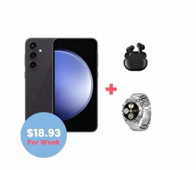 Samsung S23E + Earbuds + Smartwatch - His Ultimate Tech Combo
