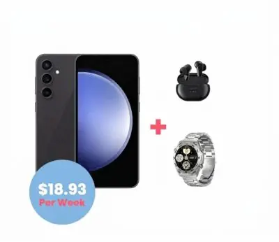 Samsung S23E + Earbuds + Smartwatch - His Ultimate Tech Combo