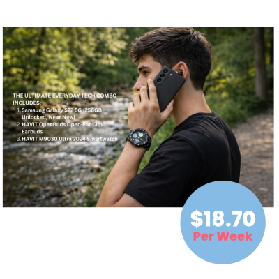 Samsung S22 + Earbuds + Smartwatch - His Ultimate Tech Combo