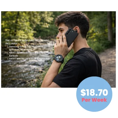 Samsung S22 + Earbuds + Smartwatch - His Ultimate Tech Combo