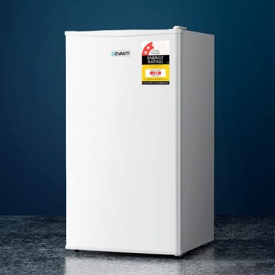 95L Bar Fridge Mini Refrigerator Compact Cooler – White