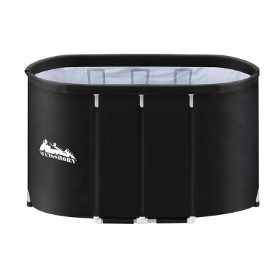 Portable Ice Bath Tub 120x70x70cm Inflatable Folding Cold Spa