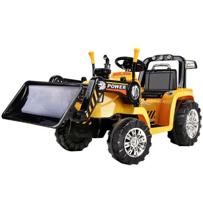 Rigo Kids Electric Ride-On Bulldozer Digger Loader 6V Yellow