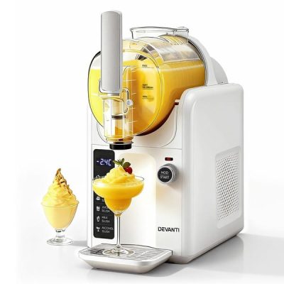 Devanti 5in1 Slushie Machine Ice Cream Maker 2L - White