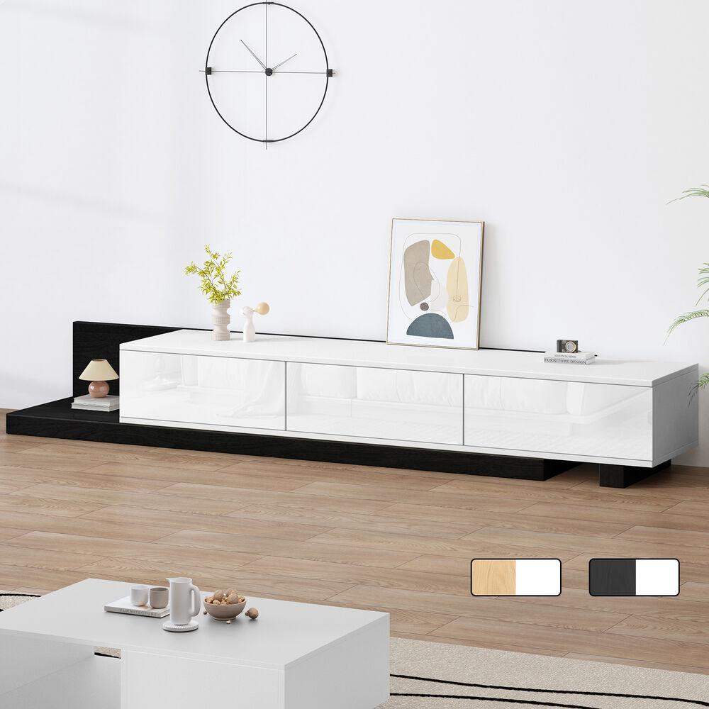 Alfordson 200-380cm extendable entertainment unit TV cabinet